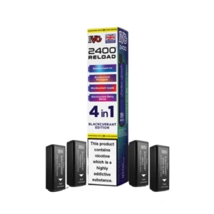 IVG 2400 Reload Pods Blackcurrant Edition Refill Pods 4pk