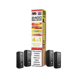 IVG 2400 Reload Pods Lemonade Edition Refill Pods 4pk