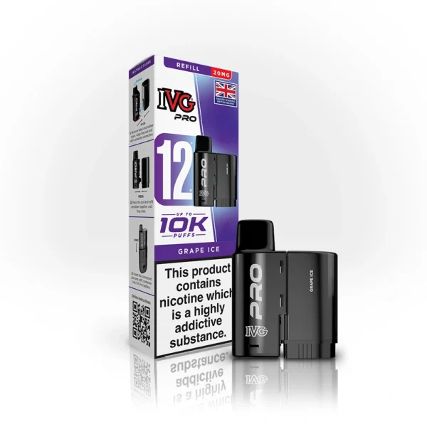 IVG Pro 12 Grape Ice Refill Pods
