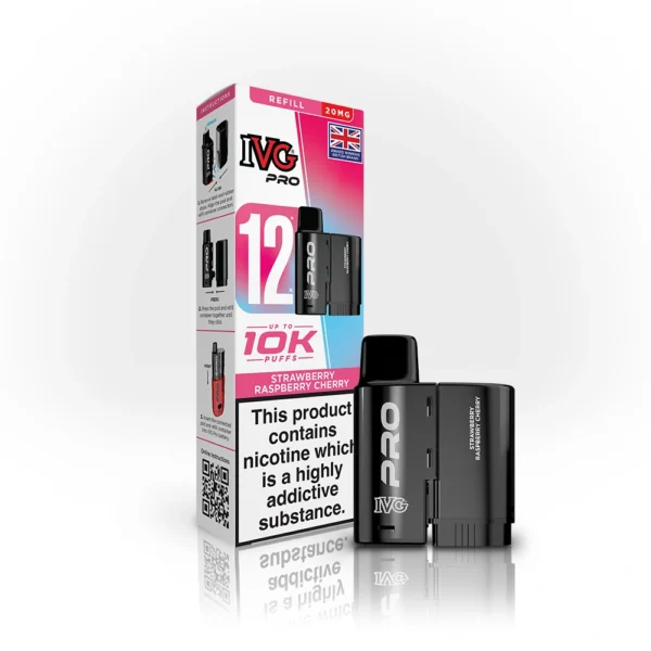 IVG Pro 12 Strawberry Raspberry Cherry Refill Pods