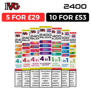 IVG 2400 Pre-filled Pods 10 x multipack