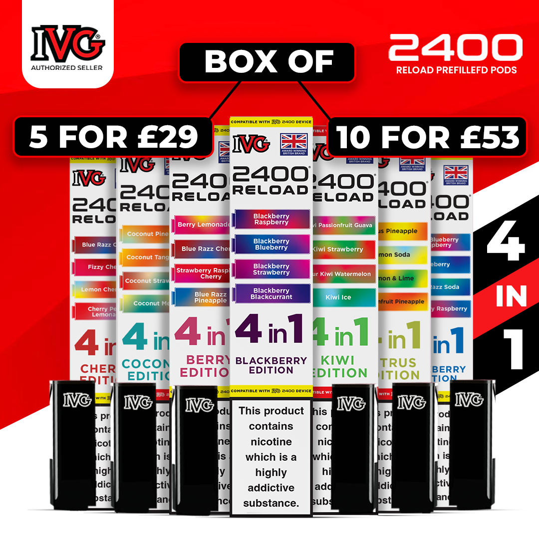 IVG 2400 4 in 1 Pods