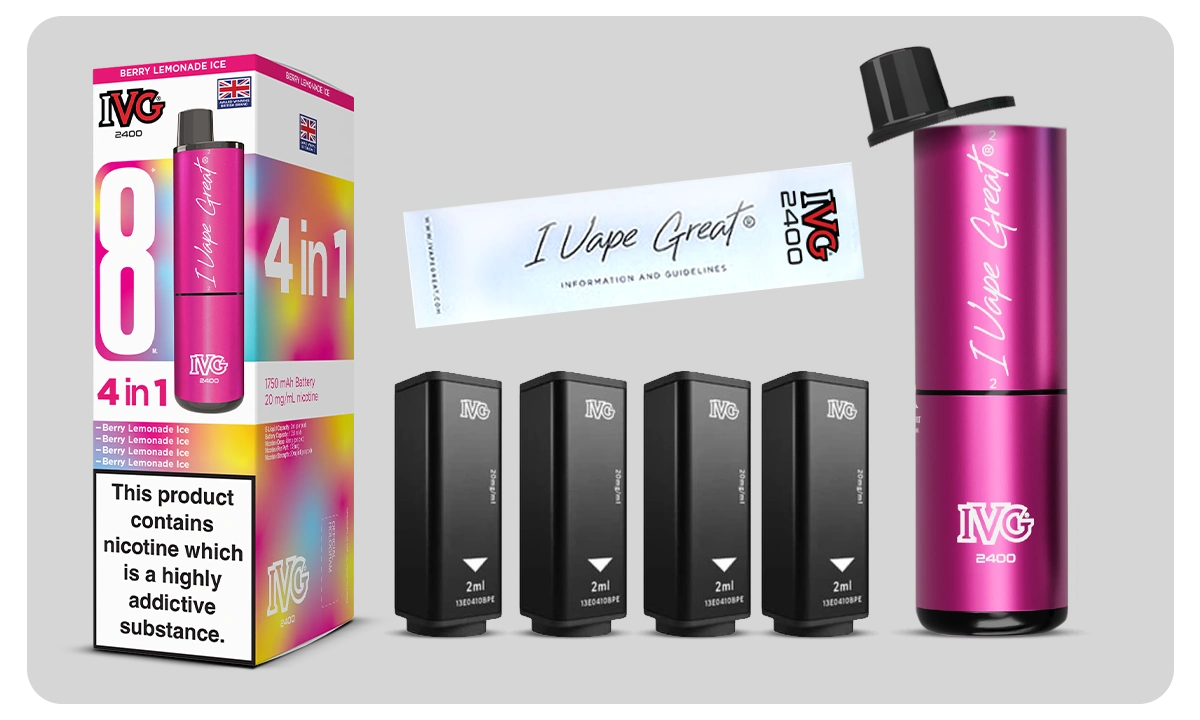 IVG 2400 Prefilled Pod Vape Kit